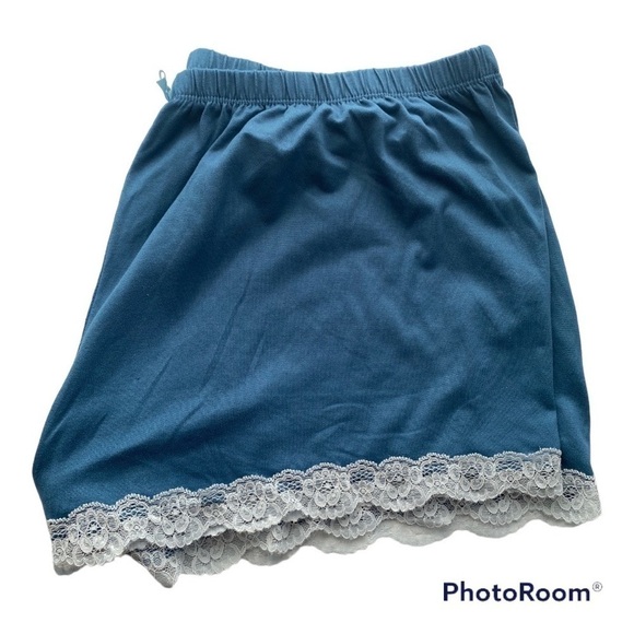 SOFT LACE BLUE SHORTS SIZE XL - Picture 2 of 5